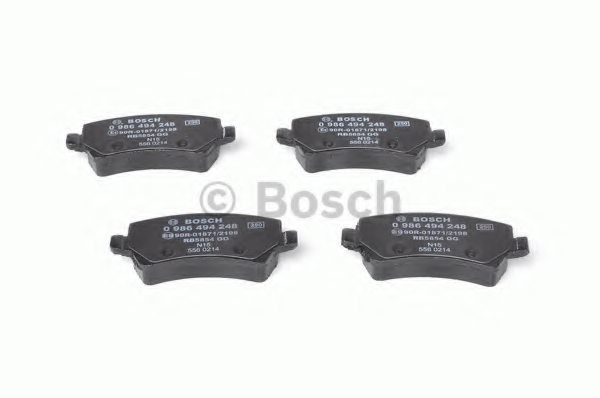BOSCH 0 986 494 248 Brake Pad Set, disc brake